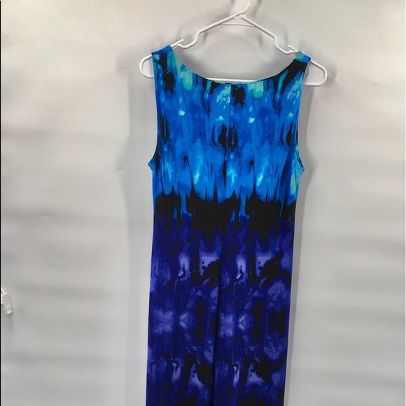 R & M Richards Blue Watercolor Maxi … - Picture 4 of 9